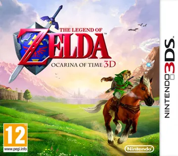The Legend of Zelda Ocarina of Time 3D (U) box cover front